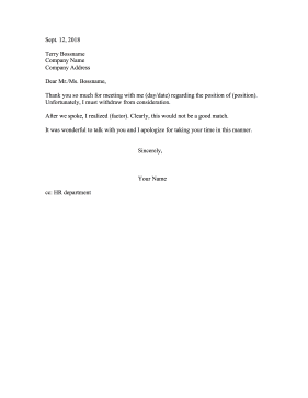 Withdraw From Consideration Resignation Letter