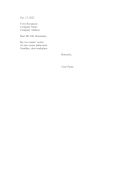 Haiku Poetry Resignation Letter resignation letter