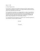 Resigning Board Of Directors Reasons