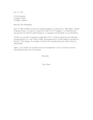 Resigning Due To Side Hustle