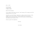 Resigning From Job After Returning