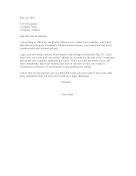 Resigning Less Than Two Weeks Exception