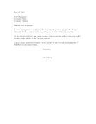 Resigning To Go To College