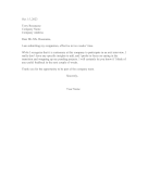 Resigning While Declining Exit Interview