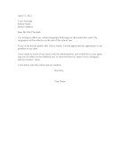Teacher Resigning With Concerns About Administration