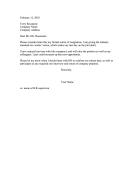 Two Week Notice